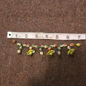 Vintage Brazillian Carnival Braclet Made of Seeds and Shells